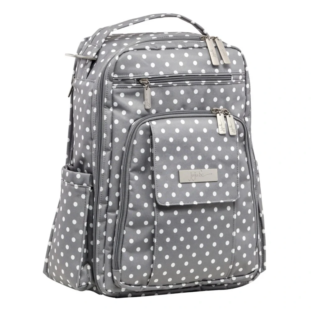 Ju-Ju-Be Gray Polka Dot Baby Bag